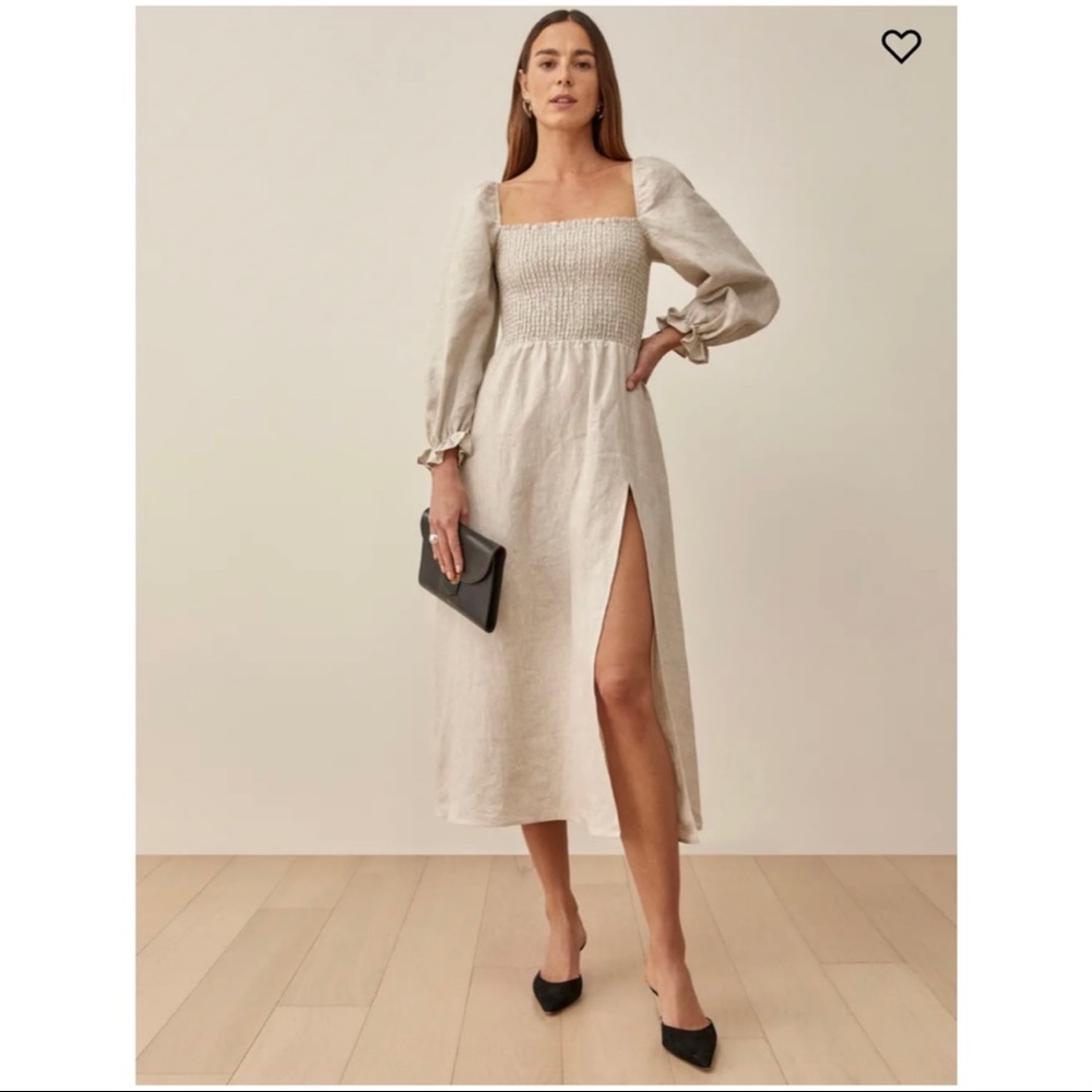 Reformation Gitane Linen Dress